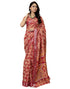 Vasthrlay Womens Printed Unstitched White Saree