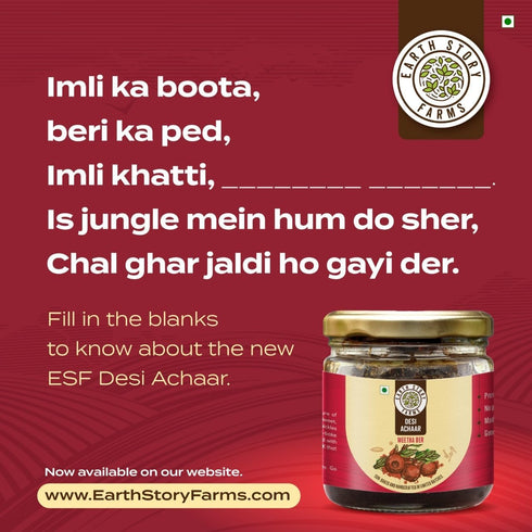 Earth Story Farms Meetha Ber Pickle