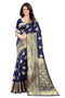 Vasthrlay Royal Blue San Pari Saree