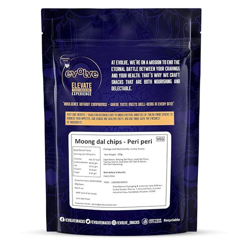 Evolve Moong Dal Chips Healthy Snacks