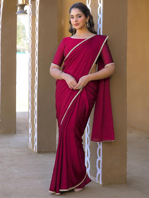 Vasthrlay Blouse Dusty Saree