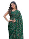 Vasthrlay Chiffon Printed Unstitched Teal Saree