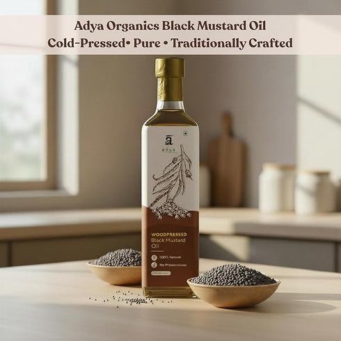 Adya Woodpressed Black Mustard Oil