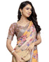 Vasthrlay Womens Cotton Unstitched Teal Saree