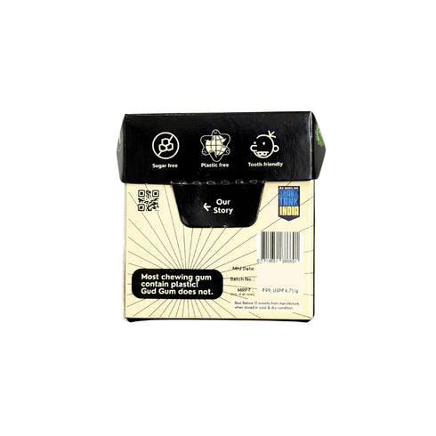 Gud Gum Charcoal Mint Chewing Gum
