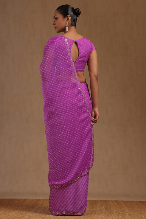 Vasthrlay Georgette Leheriya Sequins
