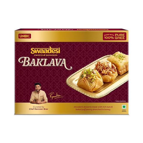 Unibic Swaadesi Premium Mysore Pak & Baklava Box