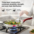 Prestige Stainless Steel 3 Pc Cookware Set with 2 Glass Lids