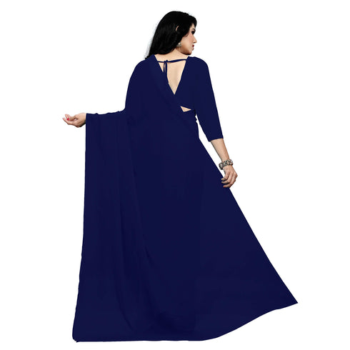 Vasthrlay Georgette Unstitched Saree