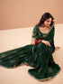 Vasthrlay Georgette Embroidery Red Saree