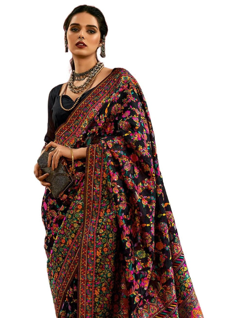 Vasthrlay Paithani Unstitched Elegant Traditional Saree