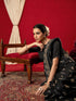 Vasthrlay Vichitra Printed Unstitched Maroon Saree