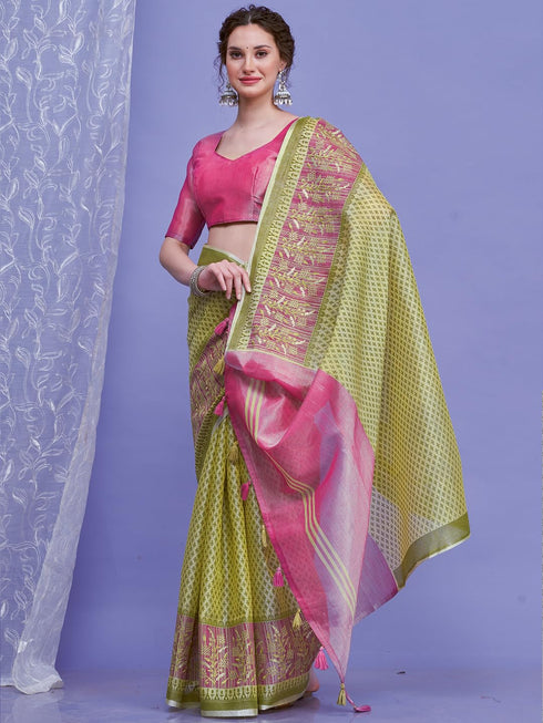 Vasthrlay Printed Unstitched Hs Ethnic Wear