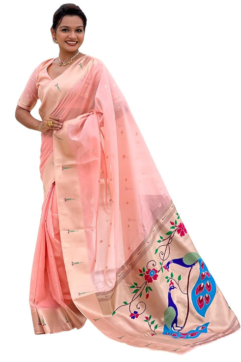 Vasthrlay Organza Kanjivaram Handloom Ethnic Wear