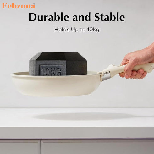 Febzona Universal Detachable Pot Handle | Clip-On Holder for Hot Cookware