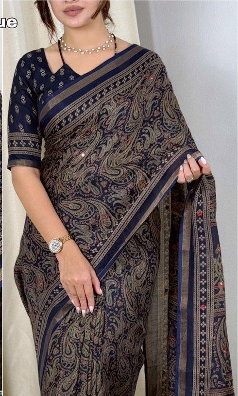 Vasthrlay Paisley Pattern Traditional Fastival
