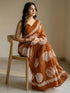 Vasthrlay Printed Peach1 Saree