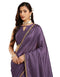 Vasthrlay Purple Decorative Unstitched Saree