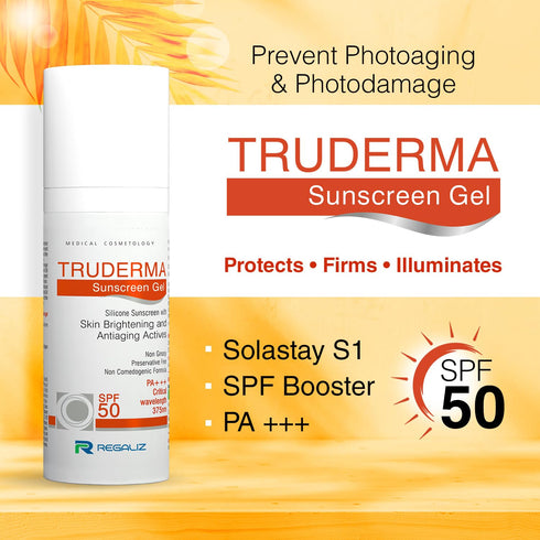 Regaliz Truderma Sunscreen Gel SPF 50