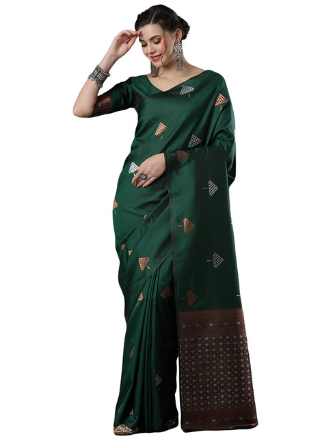 Vasthrlay Banarasi Unstitched Saree