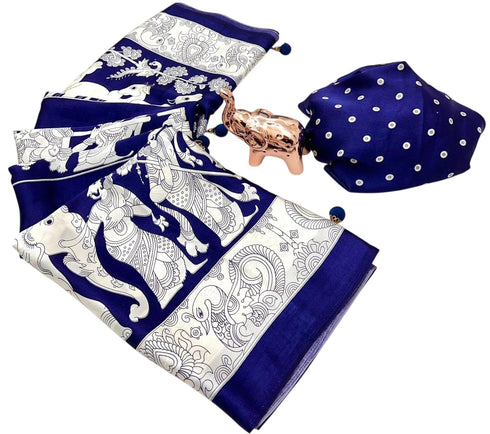 Vasthrlay Modal Kalamkari Designer Beautiful Blouse
