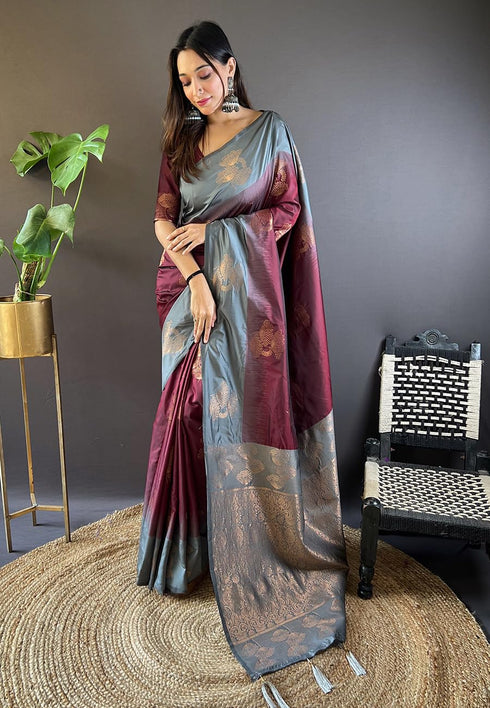 Vasthrlay Kanjivaram Woven Blouse Ethnic Wear