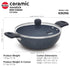 Hawkins Ceramic Nonstick 2.5 Litre Deep Kadhai