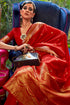 Vasthrlay Kanjivaram Unstitched Occasions Luxurious Saree