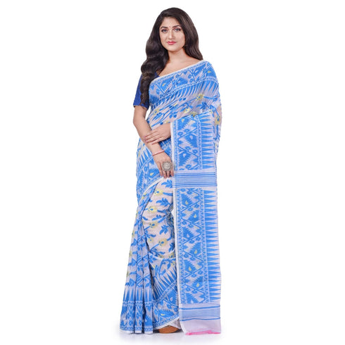 Vasthrlay Db Vasthrlay Jamdani Db281119jamdani2 Blue