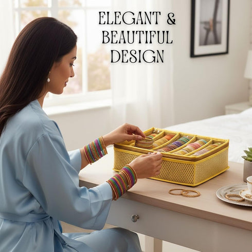 5 Rod Bangle Organizer Box for Women