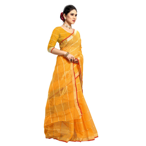 Vasthrlay Cotton Unstitched Saree