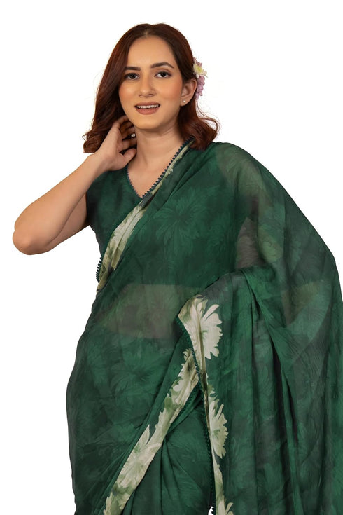 Vasthrlay Fashion Chiffon Printed Ethnic Wear