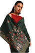 Vasthrlay Green Chanderi Pichwai