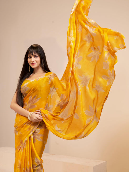 Vasthrlay Chiffon Floral Saree