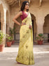 Vasthrlay Chanderi Printed Coffee Saree