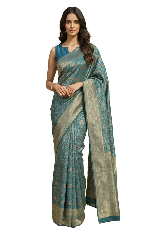 Vasthrlay Jacquard Floral Saree