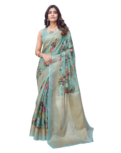 Vasthrlay Elegant Printed Blouse Ethnic Wear