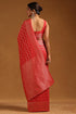 Vasthrlay Orange Georgette Woven