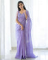 Vasthrlay Purple Unstitched Saree