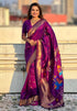 Vasthrlay Kanjivaram Paithani Unstitched Mahendi Ethnic Wear