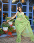 Vasthrlay Printed Lightweight Chiffon Shimmering