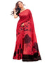 Vasthrlay Womens Abstract Unstitched Off White Saree