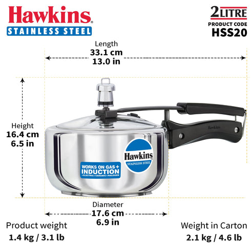 Hawkins Inner Lid Pressure Cooker
