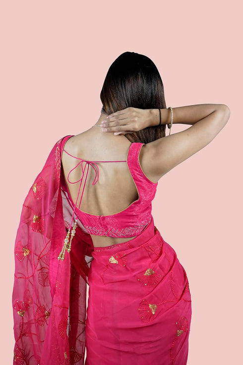 Vasthrlay Embroidered Shimmer Ethnic Wear