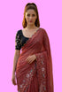 Vasthrlay Pink Unstitched Saree