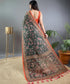 Vasthrlay Multicolor Contrast Kalamkari Unstitched
