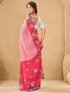 Vasthrlay Womens Printed Unstitched Sky Blue Saree