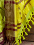 Vasthrlay Weaving Khaki Saree