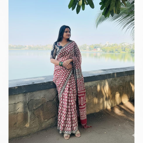 Vasthrlay Printed Premium Traditional Unstitched
