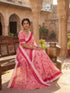 Vasthrlay Chanderi Printed Coffee Saree